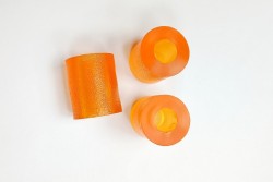 Резина ролика захвата бумаги (1 штука!) (2NG94120/2F906230) Kyocera FS-1028/1128/1035/1100/1300/1120/1320 EcoSYS-P2035/M2035/M3540 (полиуретановые) ОРАНЖЕВАЯ
