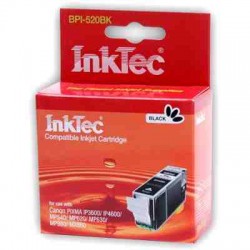 Картридж совместимый (аналоговый) для "Canon" PGI-520PGBK (BPI-520Bk) Black "InkTec"