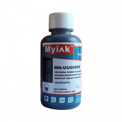 Чернила MyInk для струйных принтеров универсальные, водорастворимые Black 100ml