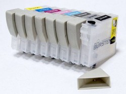 Перезаправляемые "NANO" 2 картриджи для Epson Stylus Photo R2400 (T0591-T0599)