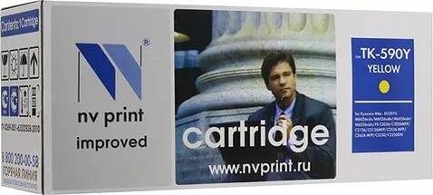 Картридж совместимый NV Print для Kyocera TK-590Y Yellow  для FS-C2026 / FS-C2126 / FS-C2526 / FS-C2626 / FS-C5250