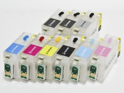 Перезаправляемые "NANO" 2 картриджи для Epson Stylus Photo R3000 (T1571-T1579)