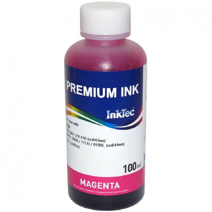 Чернила для HP InkTec H4060-100MM Magenta (Пурпурный) 100 ml