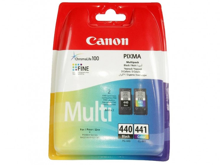 Набор оригинальных струйных картриджей "Canon" PG-440+CL-441 Black+Color (PG-440+CL-441/5219B005)