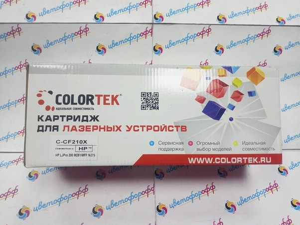 Картридж совместимый Colortek для HP CF210X Black для LaserJet Pro Color M251 / M276