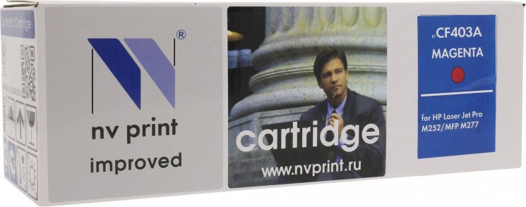 Картридж совместимый NV Print для HP CF403A Magenta  для LJ Pro Color M252 / M274 / M277
