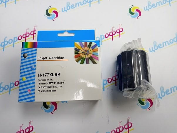 Картридж совместимый (аналоговый) для "Hewlett-Packard" №177XL (C8719HE) Black "ColorPro"
