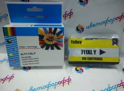 Картридж совместимый (аналоговый) для "Hewlett-Packard" №711XL (CZ132A) Yellow "ColorPro"