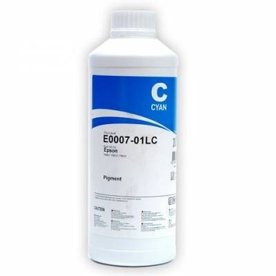 Чернила для Epson InkTec E0007-01LC Cyan (Голубой) Pigment 1L (Срок годности истек)