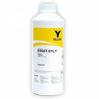 Чернила для Epson InkTec E0007-01LY Yellow (Желтый) Pigment 1L (Срок годности истек)