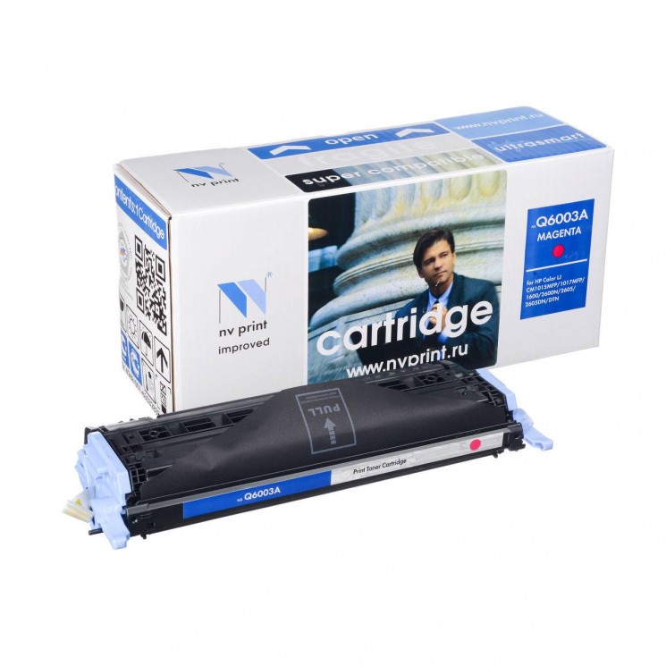 Картридж совместимый NV Print для HP Q6003A Magenta  для CLJ 1600/2600/2605 CM1015/CM1017