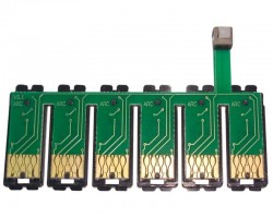Планка чипов для СНПЧ Epson T0821-T0826 (COMBO/автосброс) Stylus Photo T50/R270/R290/RX610/TX650/TX700