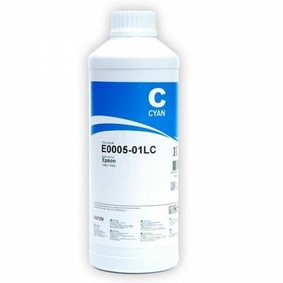 Чернила для Epson InkTec E0005-01LC Cyan (Голубой) 1L